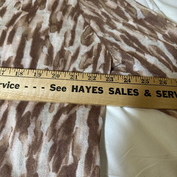 2pc Lot Chico’s Lightweight Cardigan Sweaters Size 3 Open Front Brown - Picture 9 of 16